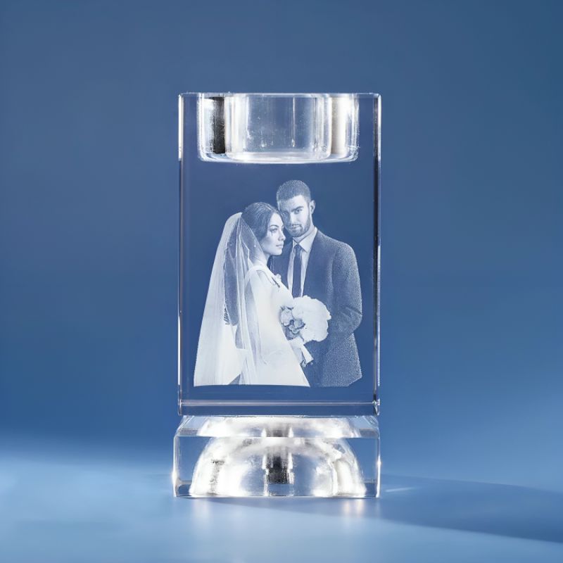 Fotokristal | Persoonlijke Kaarsenhouder