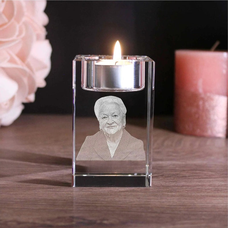 Fotokristal | Persoonlijke Kaarsenhouder